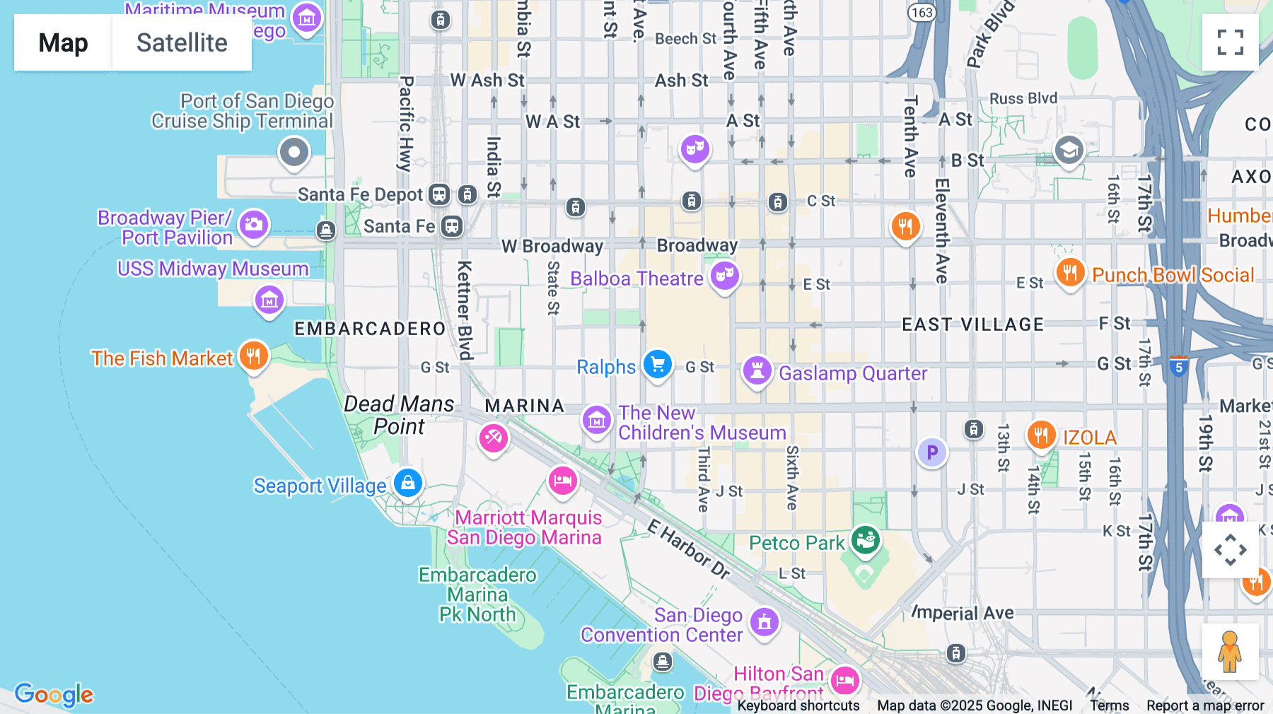 Click for interative map of 770 First Avenue, Suite 250, San Diego