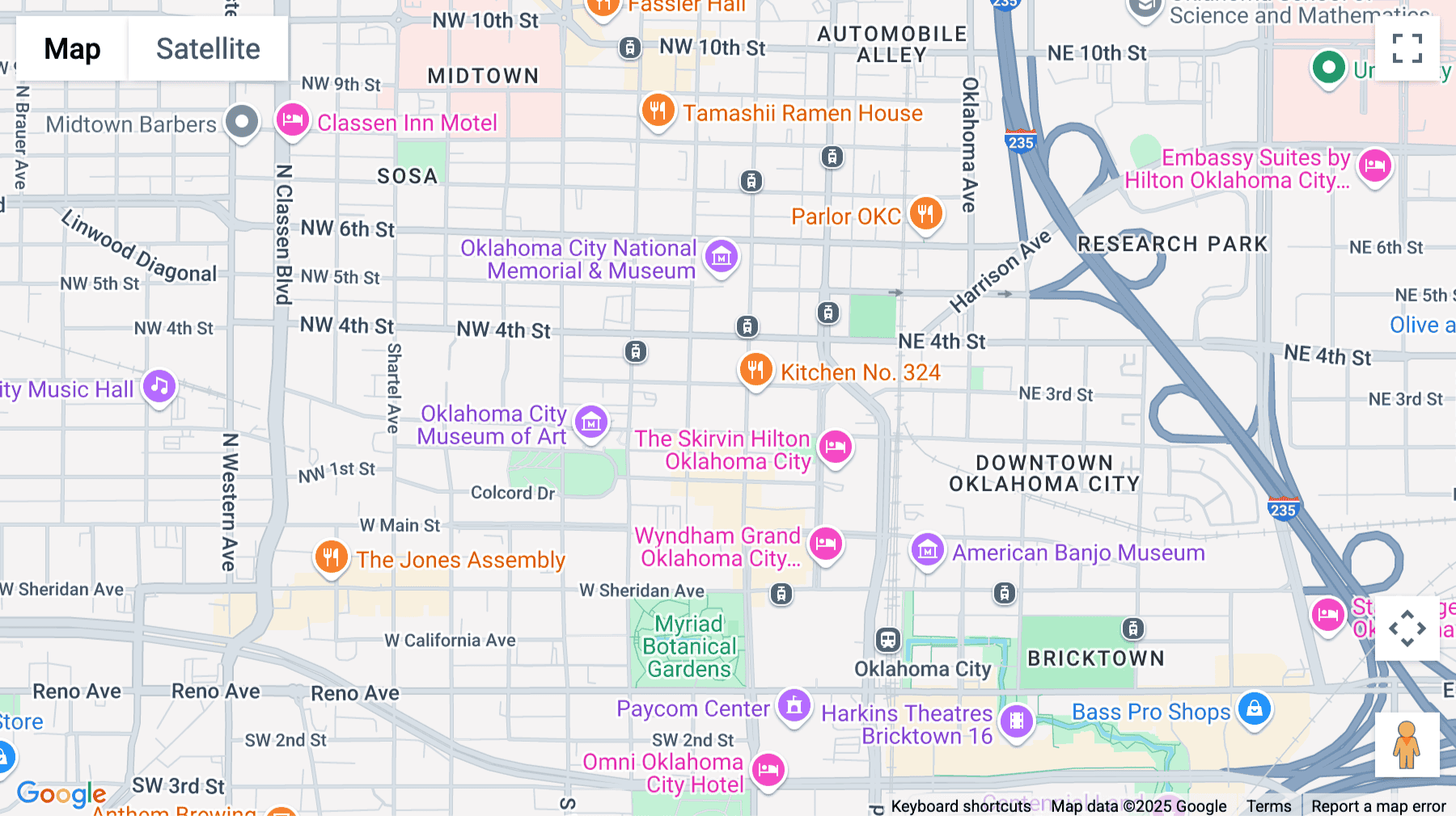 Click for interative map of 201 Robert Samuel Kerr Avenue, Suite 700, Oklahoma City