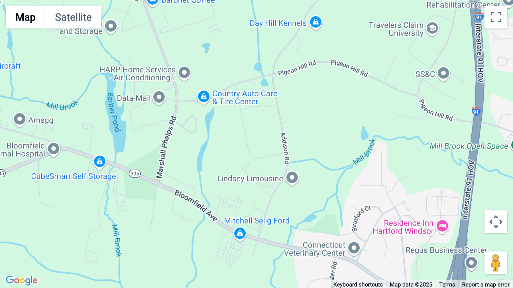 Click for interative map of 175 Addison Road, 1st Floor, Windsor (Connecticut)