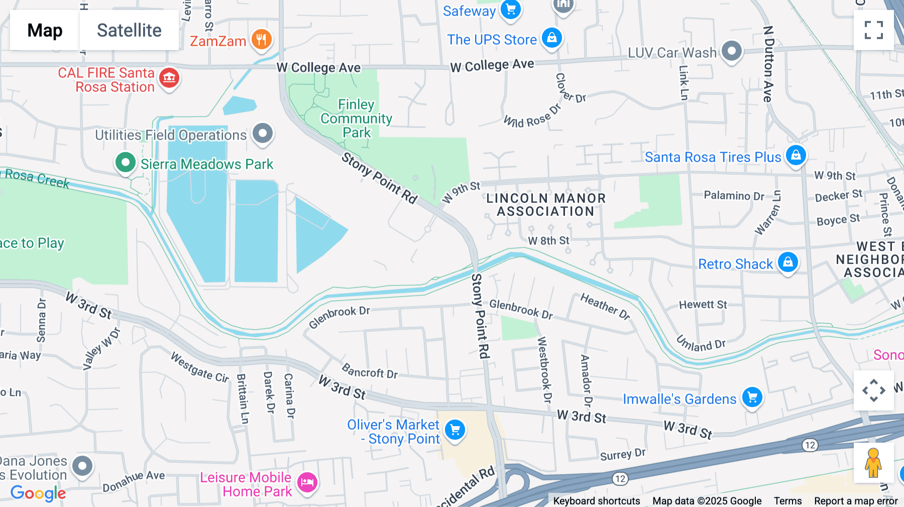 Click for interative map of 131 Stony Circle, Santa Rosa