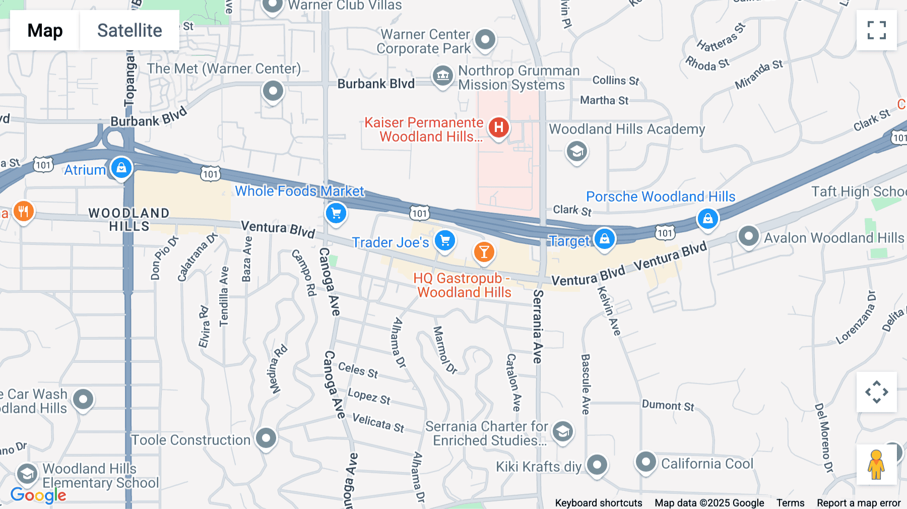 Click for interative map of 21031 Ventura Boulevard, Suite 200, Woodland Hills Corporate Center, Woodland Hills