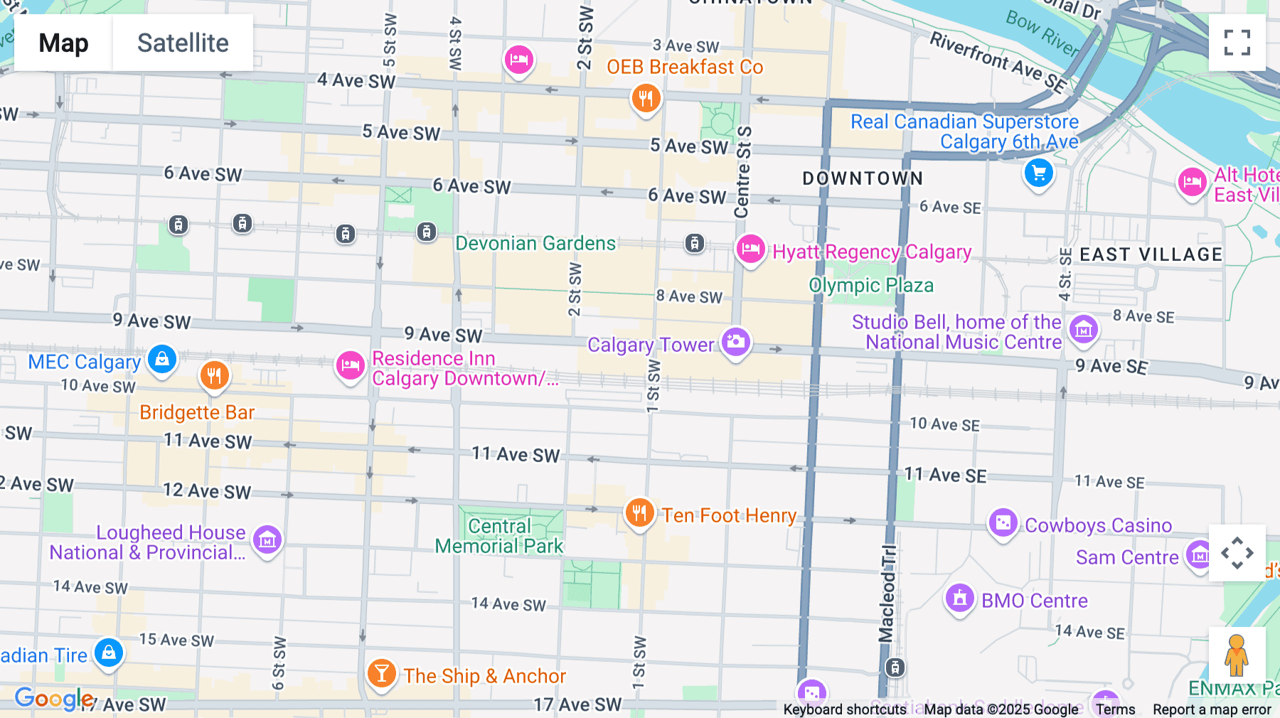 Click for interative map of 300, 207 9th Avenue Southwest, Calgary
