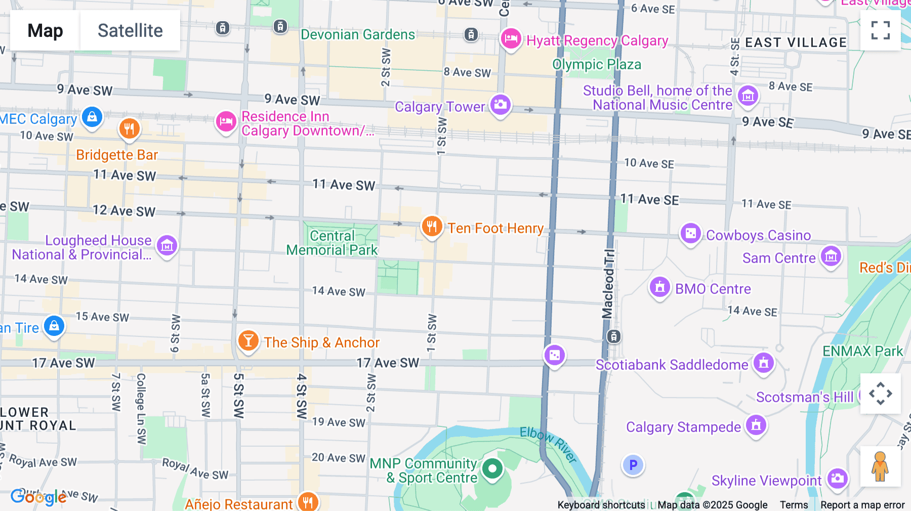 Click for interative map of 310, 150 13th Avenue South West, Calgary