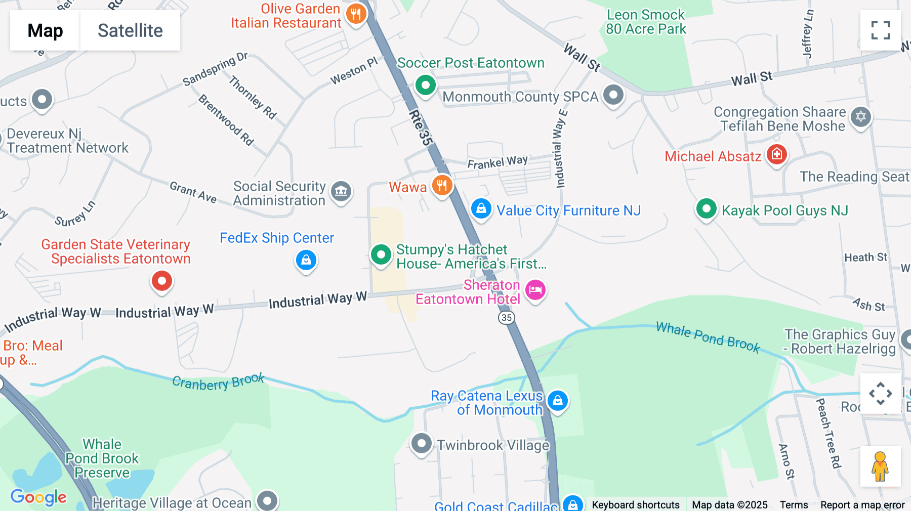 Click for interative map of 2 Industrial Way, 3rd Floor, Eatontown