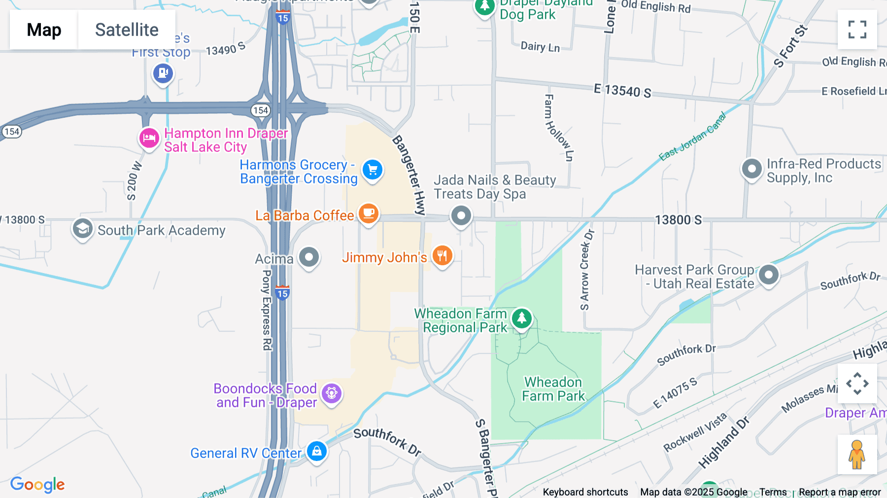 Click for interative map of 13867 South Bangerter Parkway, 2nd Floor, Draper