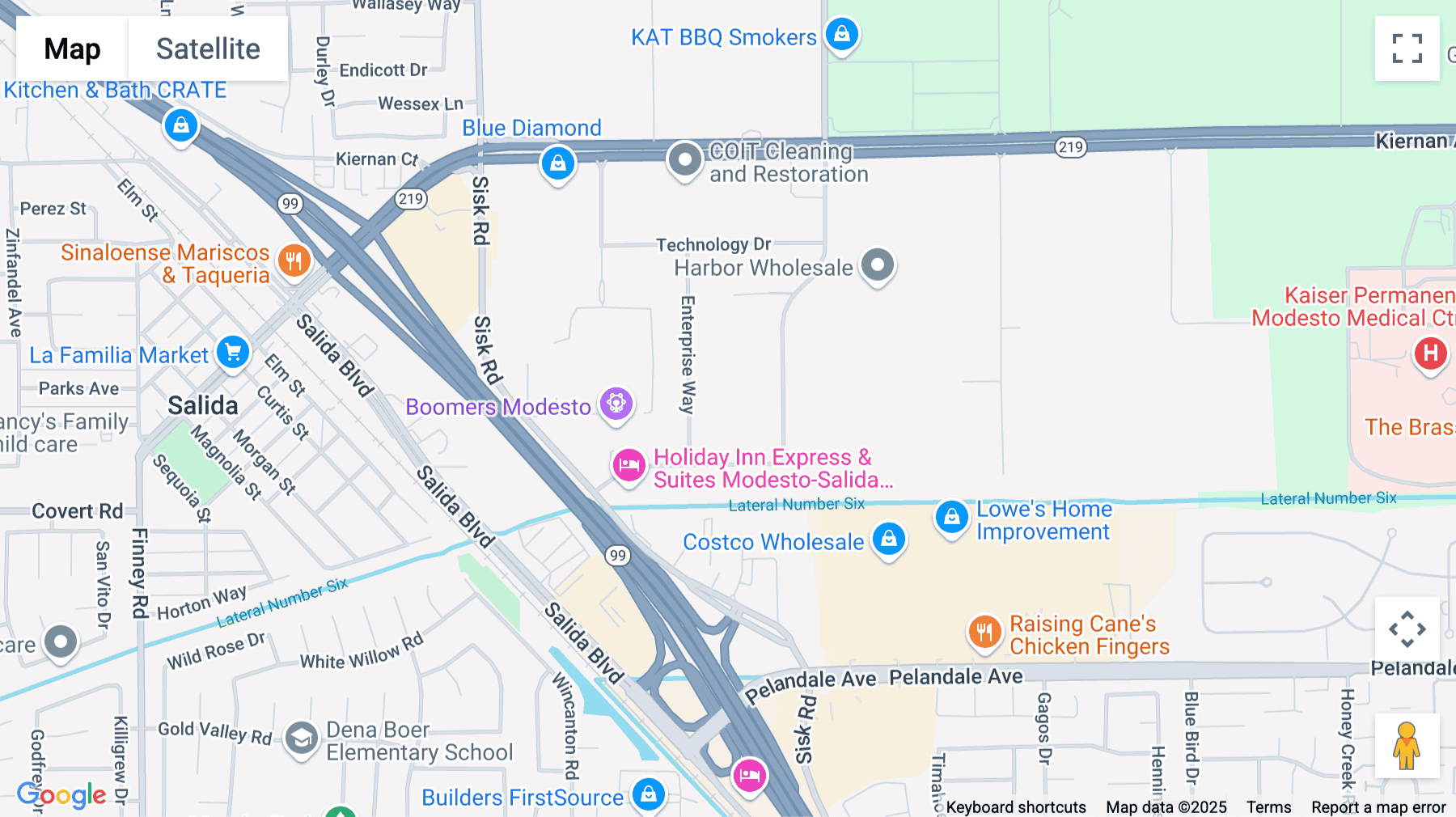 Click for interative map of 4701 Stoddard Road, 2nd Floor, Modesto