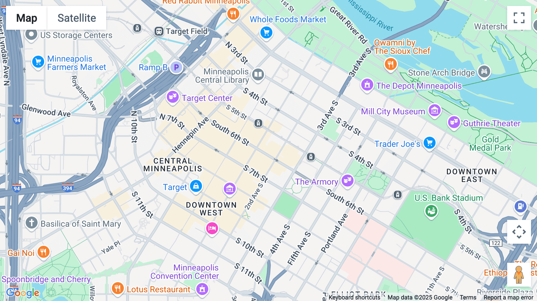 Click for interative map of 120 South 6th Street, 15th Floor, Minneapolis