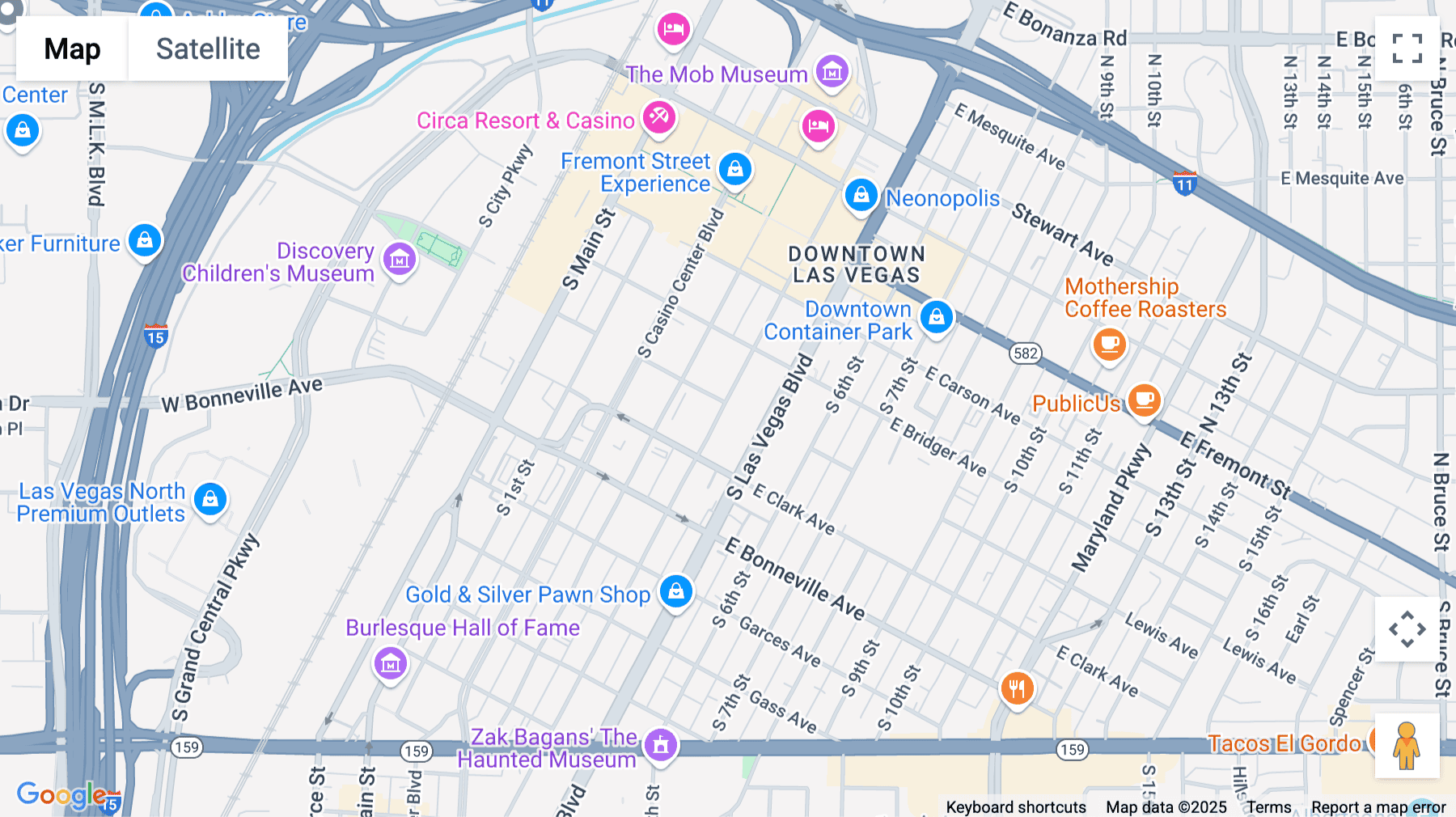 Click for interative map of 400 South 4th Street, 3rd Floor, Las Vegas