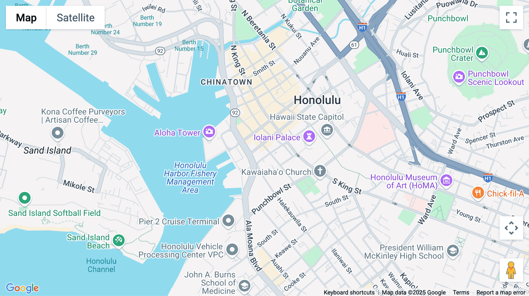 Click for interative map of 810 Richards Street, 2nd, 9th & 10th Floor, Honolulu