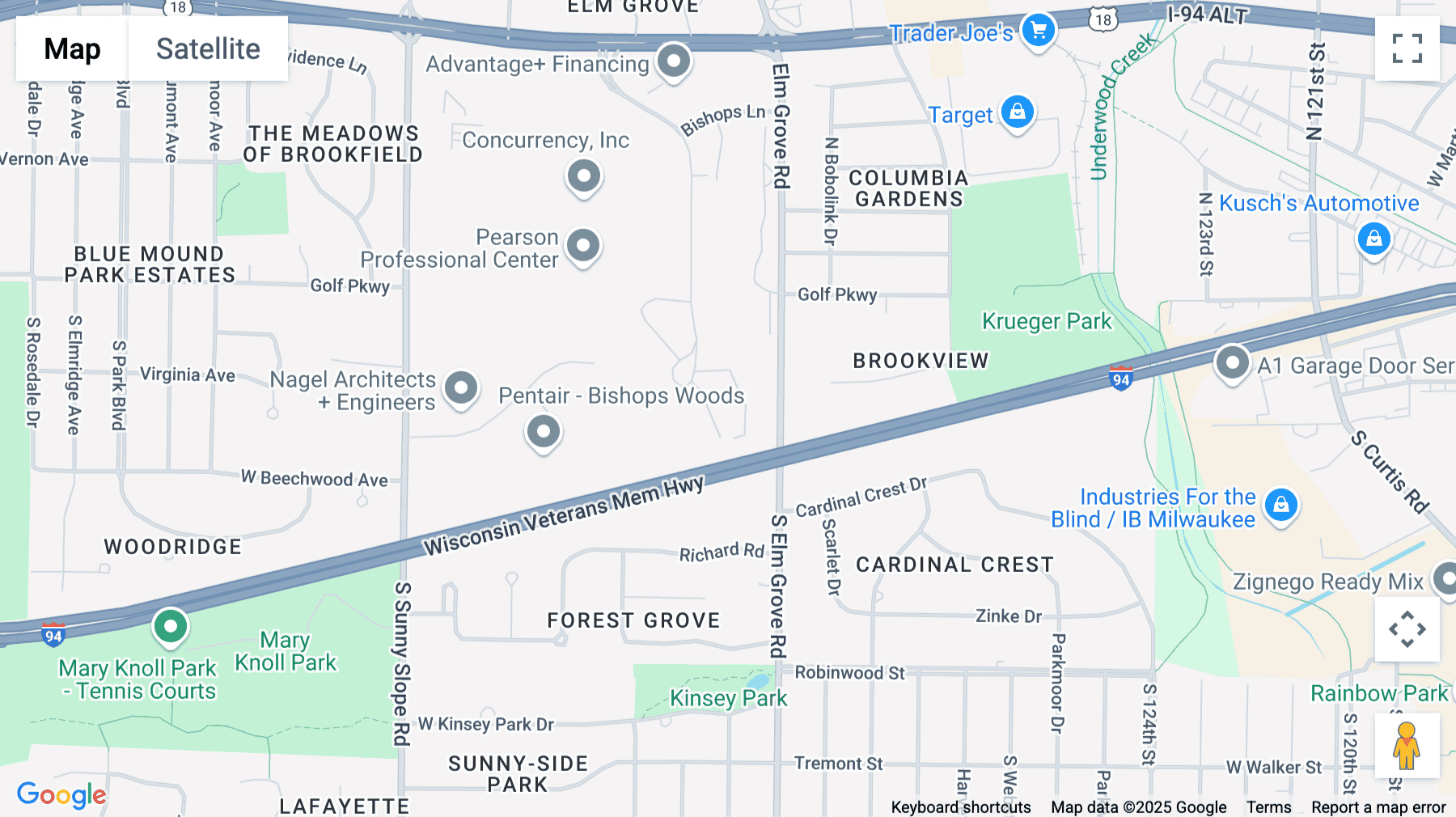 Click for interative map of 120 Bishops Way, 1st Floor, Brookfield