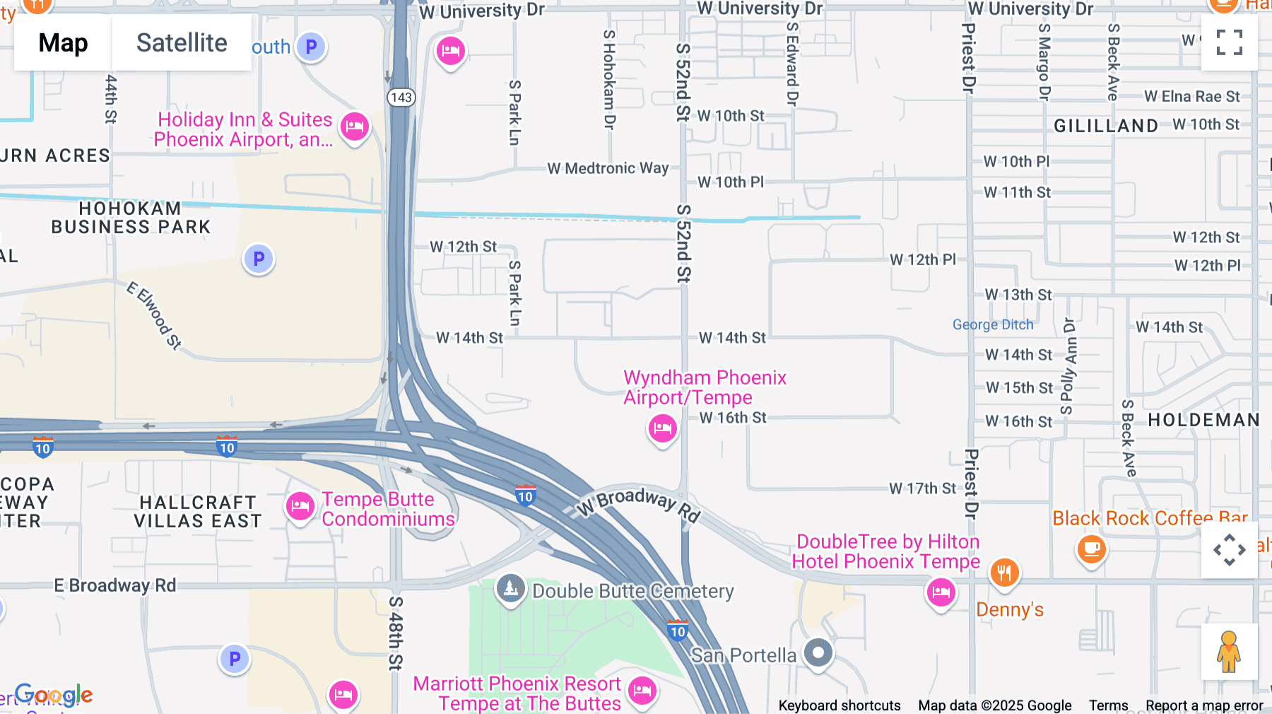 Click for interative map of 2005 West 14th Street, 1st Floor, Tempe
