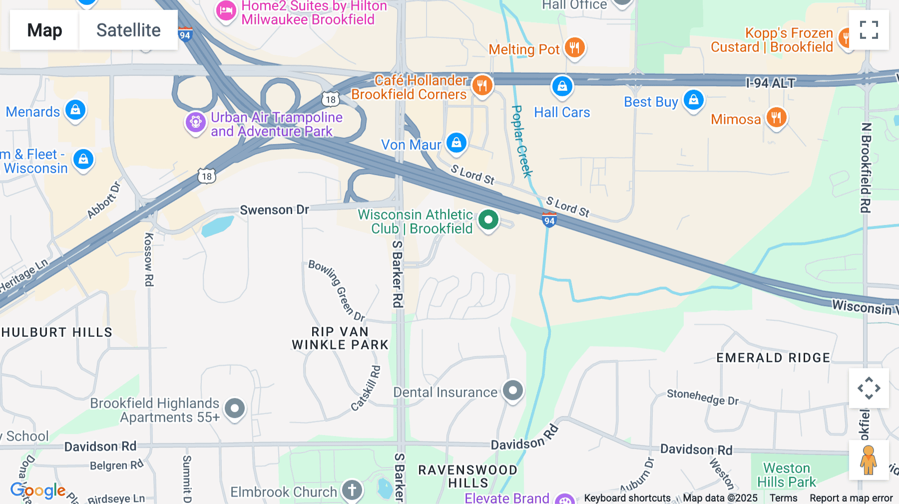 Click for interative map of 20225 Water Tower Boulevard, Suite 300, Brookfield