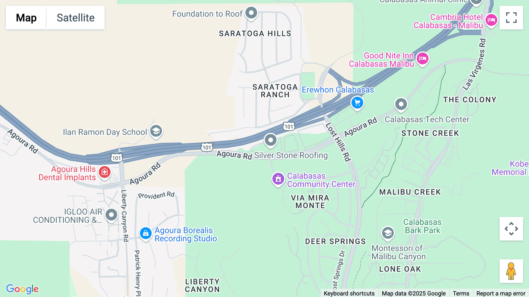 Click for interative map of 27001 Agoura Road, Suite 350, Corporate Point, Calabasas