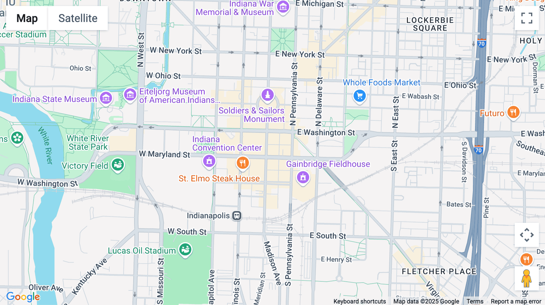 Click for interative map of 42-49 South Meridian Street, 2nd Floor, Indianapolis
