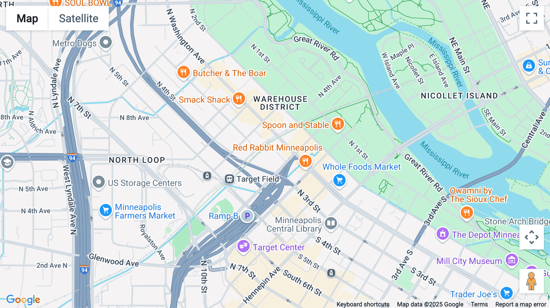 Click for interative map of 333 N Washington Avenue, 3rd Floor, Minneapolis