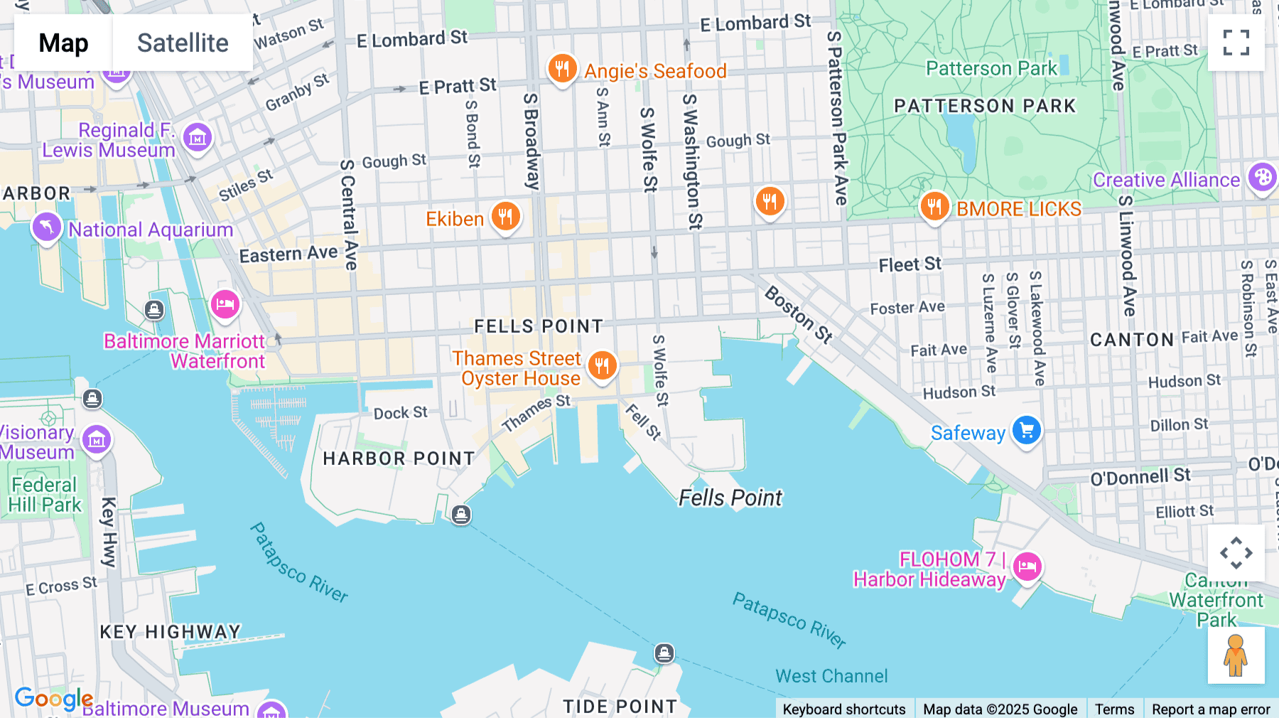 Click for interative map of 1820 Lancaster Street, Suite 200, Baltimore