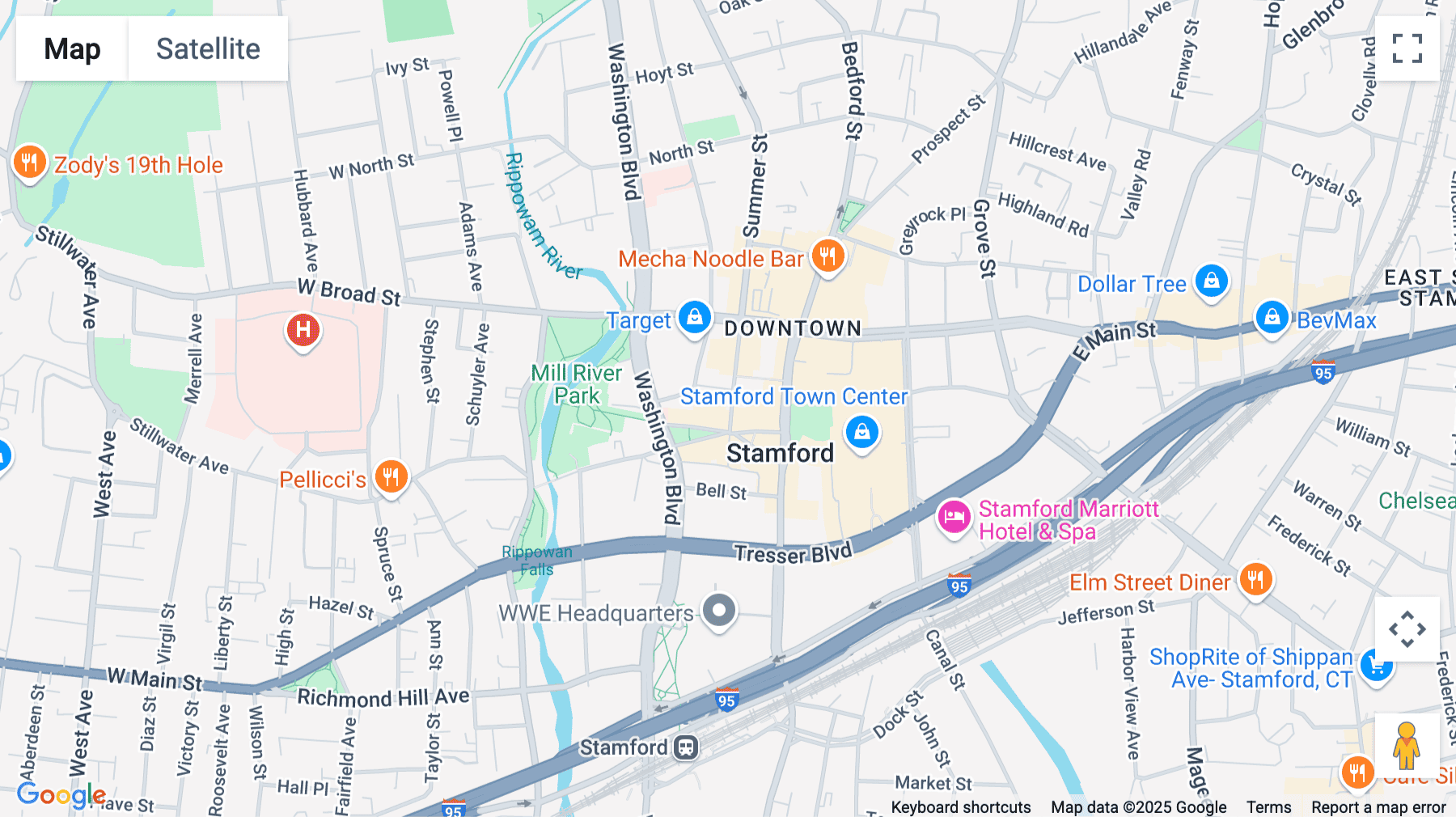 Click for interative map of 20 Summer Street, 4th Floor, Stamford