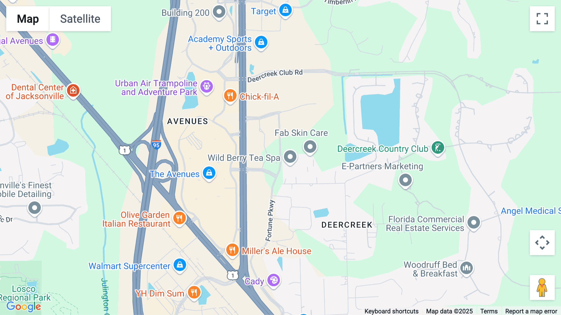 Click for interative map of 10163 Fortune Parkway, 1st Floor, Jacksonville (Florida)