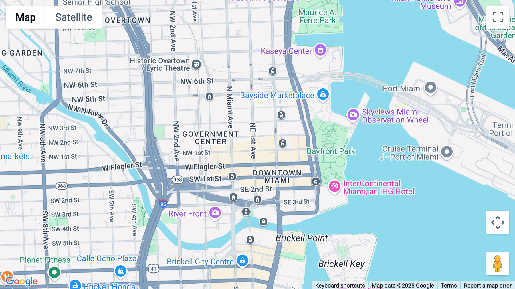 Click for interative map of 117 Northeast 1st Avenue, 9th floor, Miami