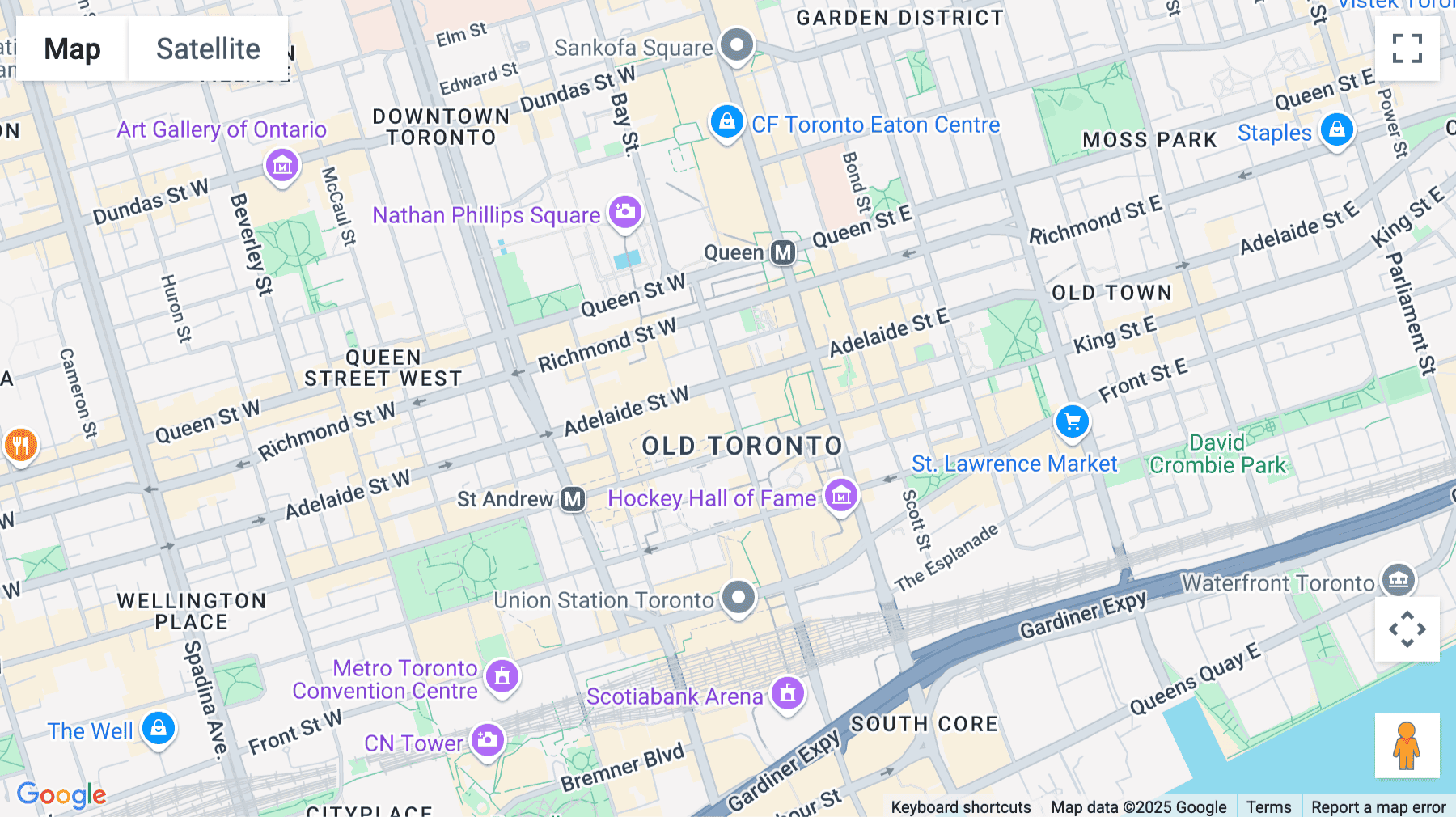 Click for interative map of 302 Bay Street, Toronto