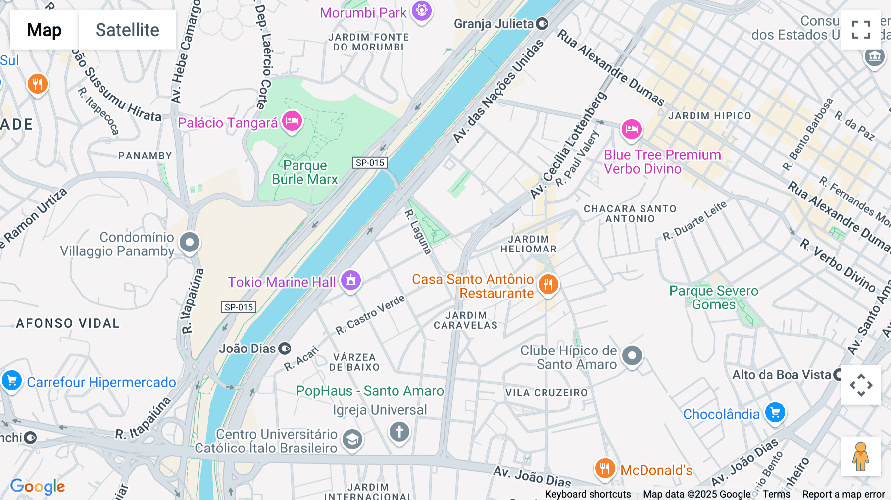 Click for interative map of R. Luiz Seráphico Júnior, 511 Jardim Caravelas, Sao Paulo