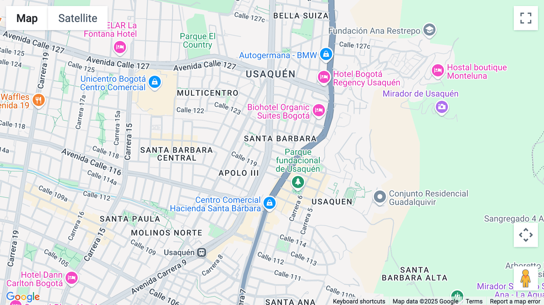 Click for interative map of Calle 120a No.7, 93, Bogota