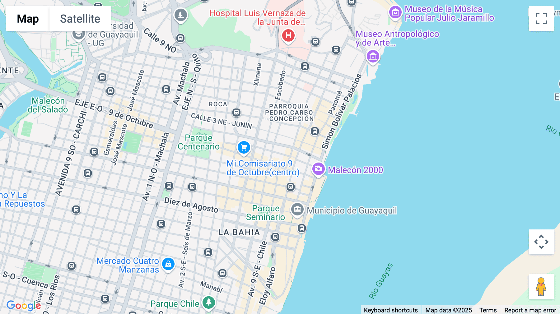 Click for interative map of Edificio Atahualpa, Calle 1 NE, Francisco De P. Icaza 437, 4th Floor, Guayaquil