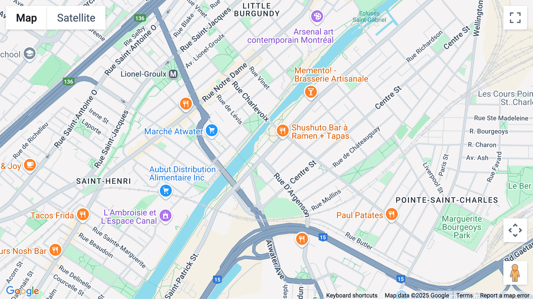 Click for interative map of 2727 Saint-Patrick Street No.109, Montreal