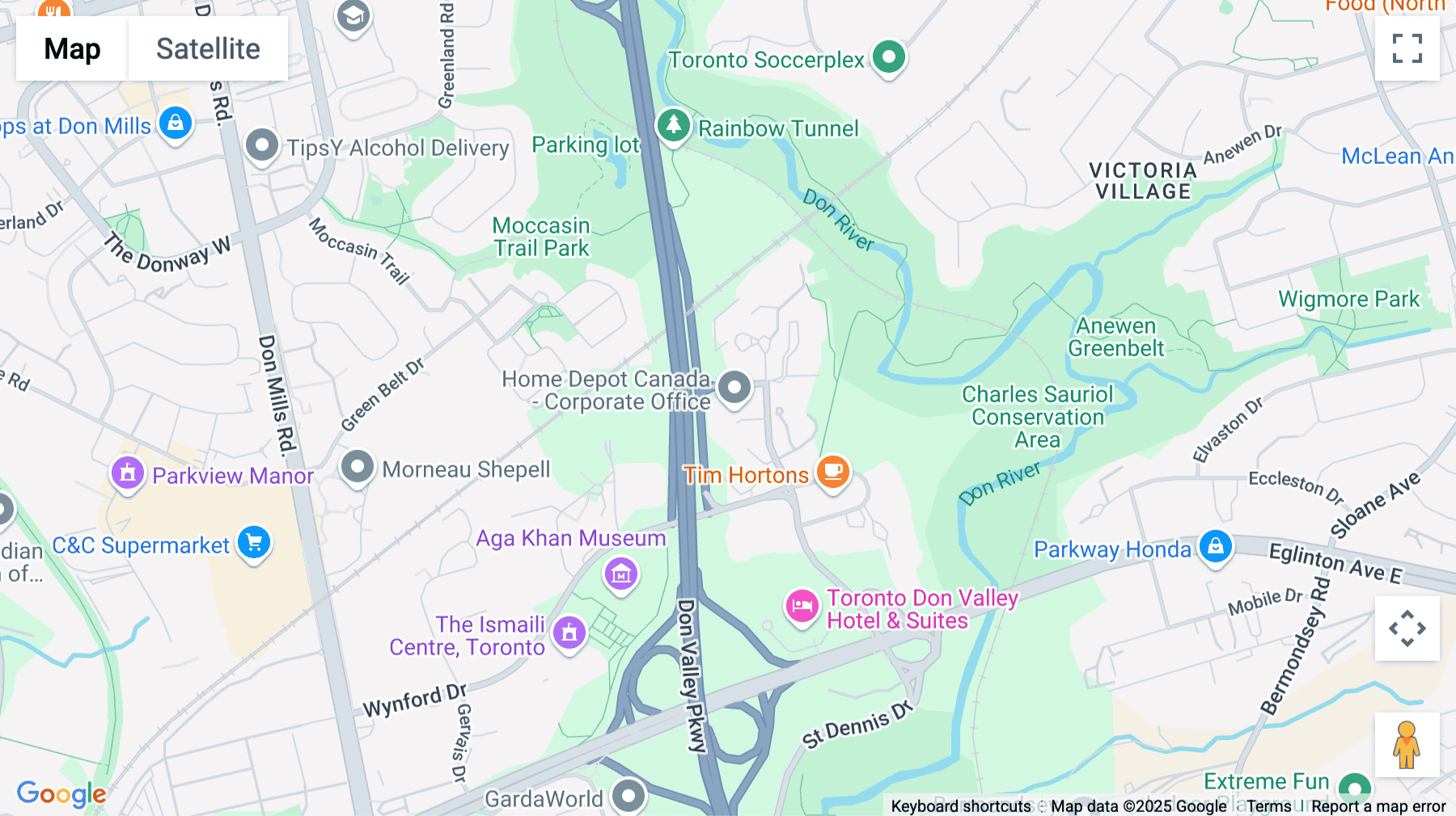Click for interative map of 1 Concorde Gate, Suite 702–706, North York, Toronto