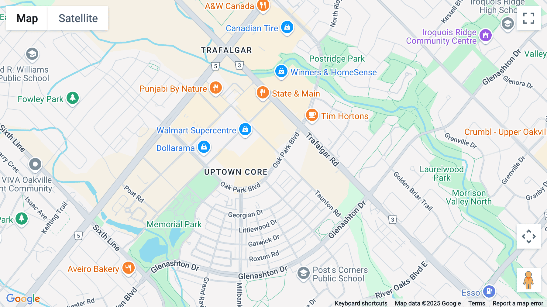 Click for interative map of 231 Oak Park Boulevard, Suite 301, Oakville