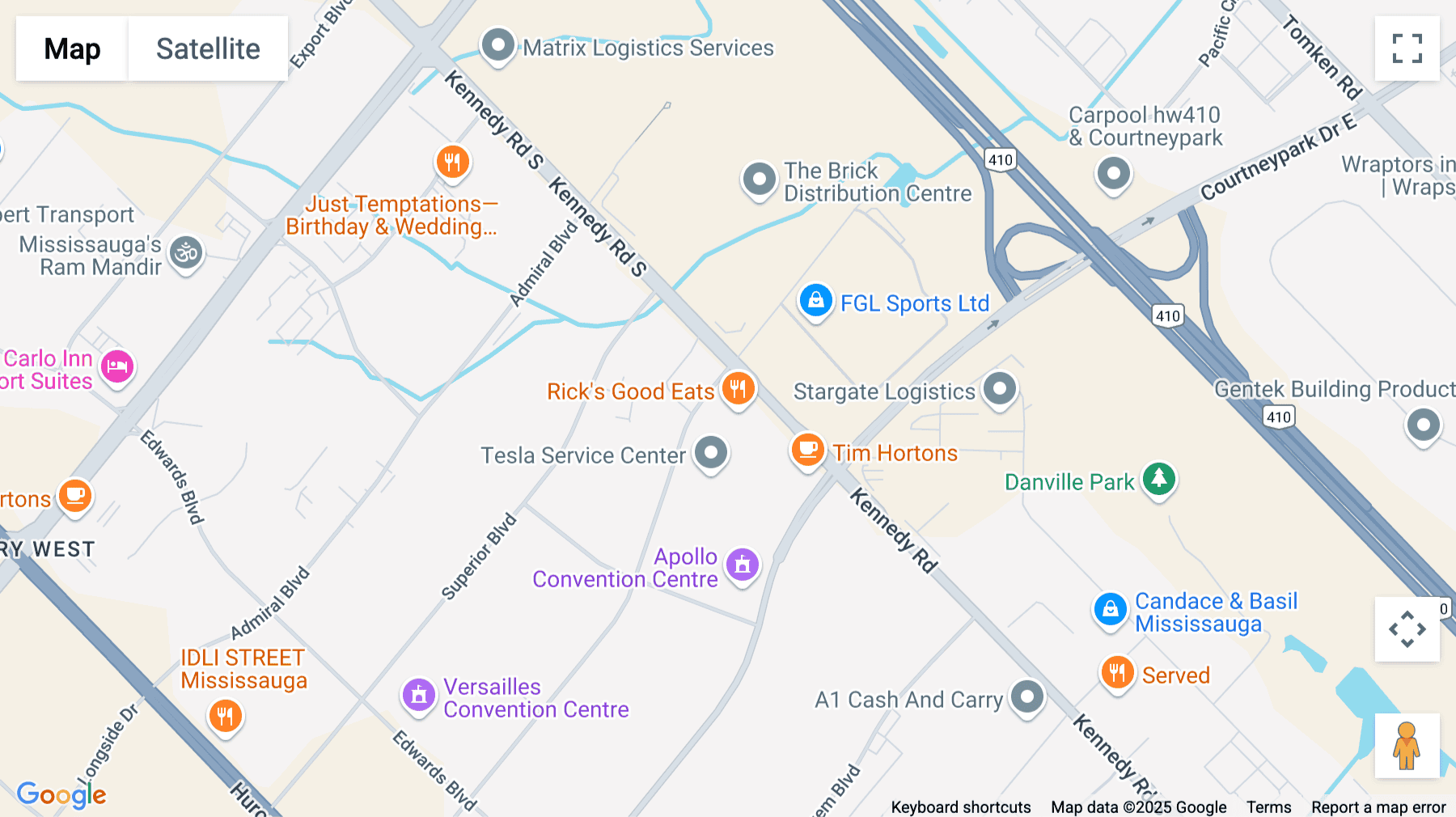 Click for interative map of 6660 Kennedy Road, Mississauga