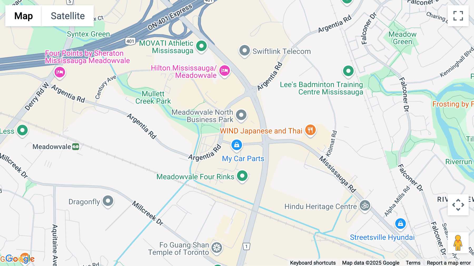 Click for interative map of 2000 Argentia Road, Mississauga