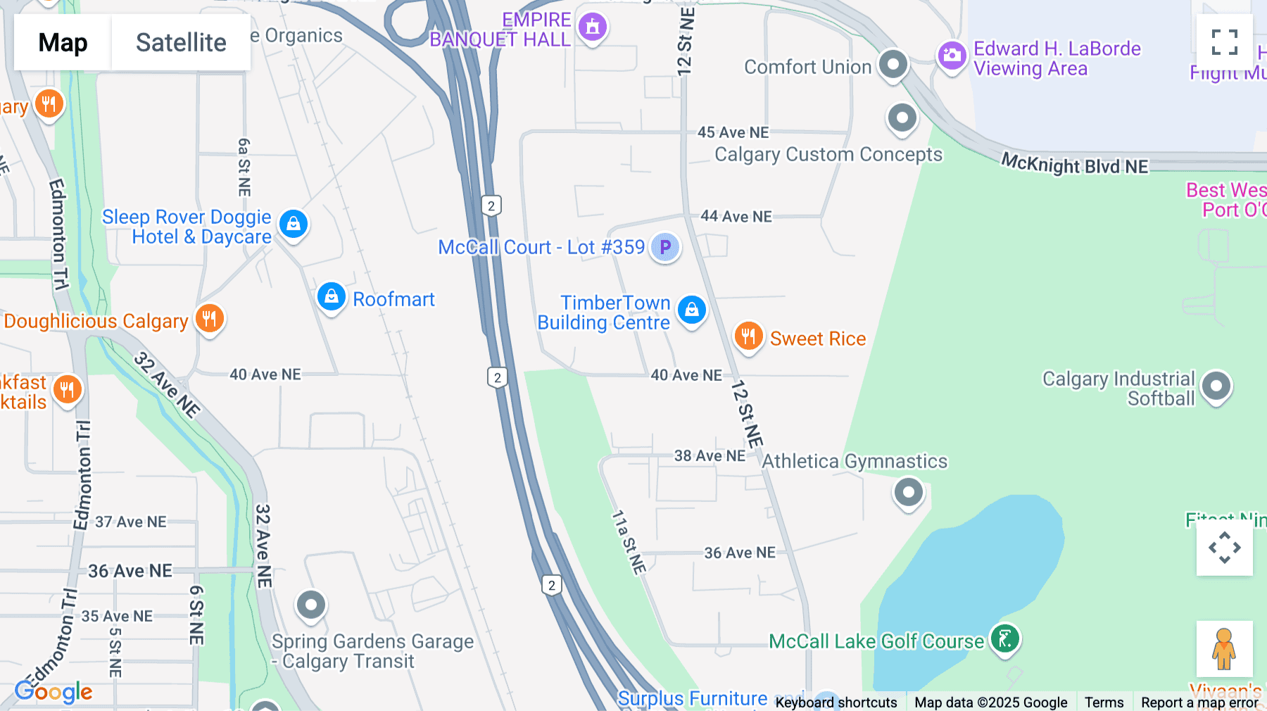 Click for interative map of 1122 40th Avenue North East, Calgary