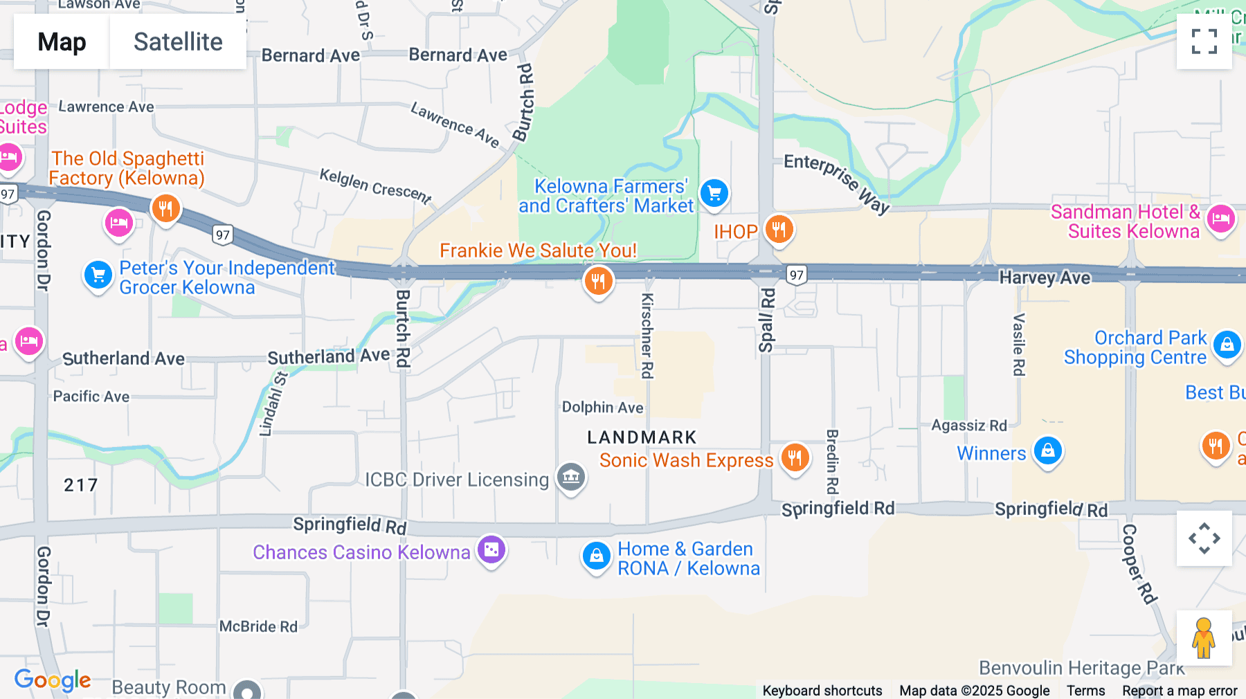Click for interative map of 1715 Dickson Avenue, Kelowna