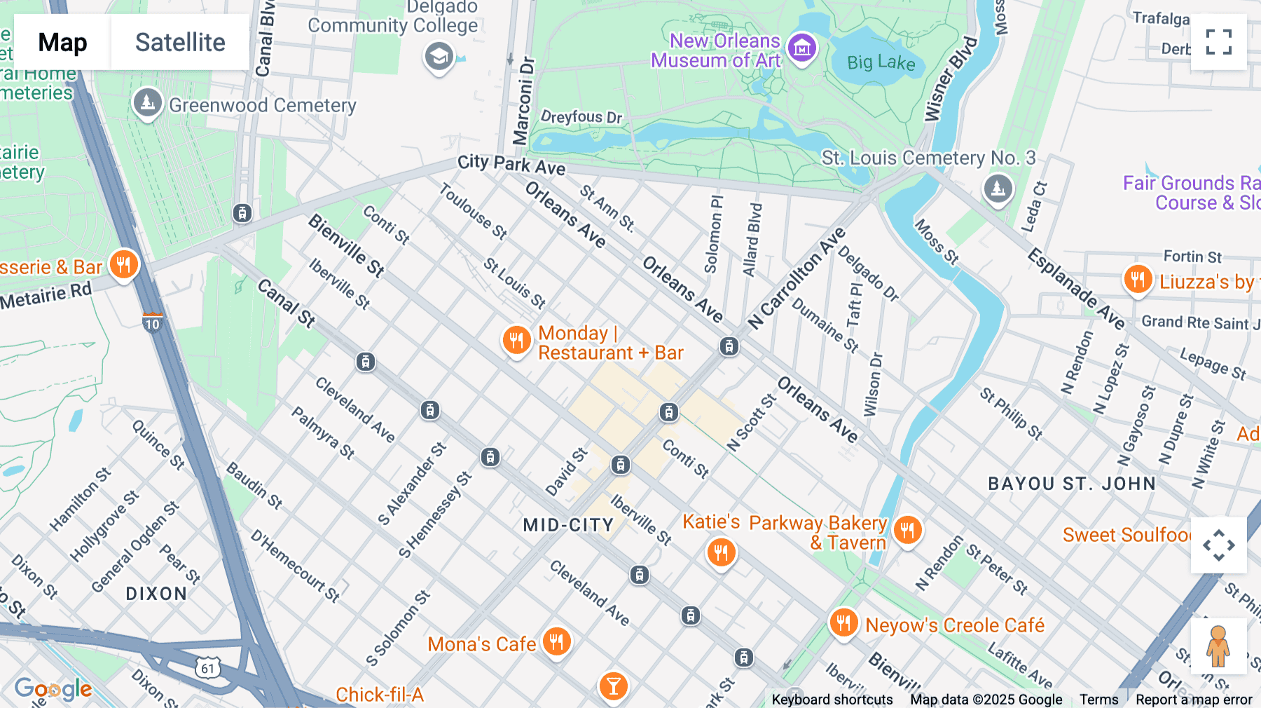 Click for interative map of 4157 St Louis Street, New Orleans