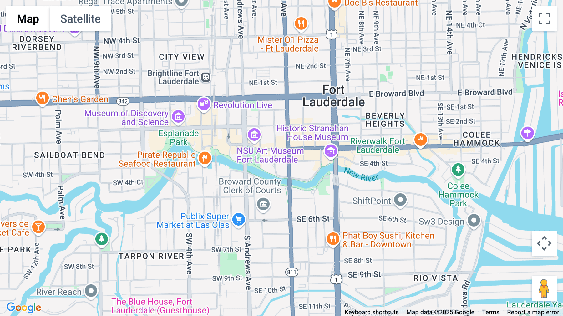 Click for interative map of 200 East Las Olas Boulevard, 14th Floor, Fort Lauderdale