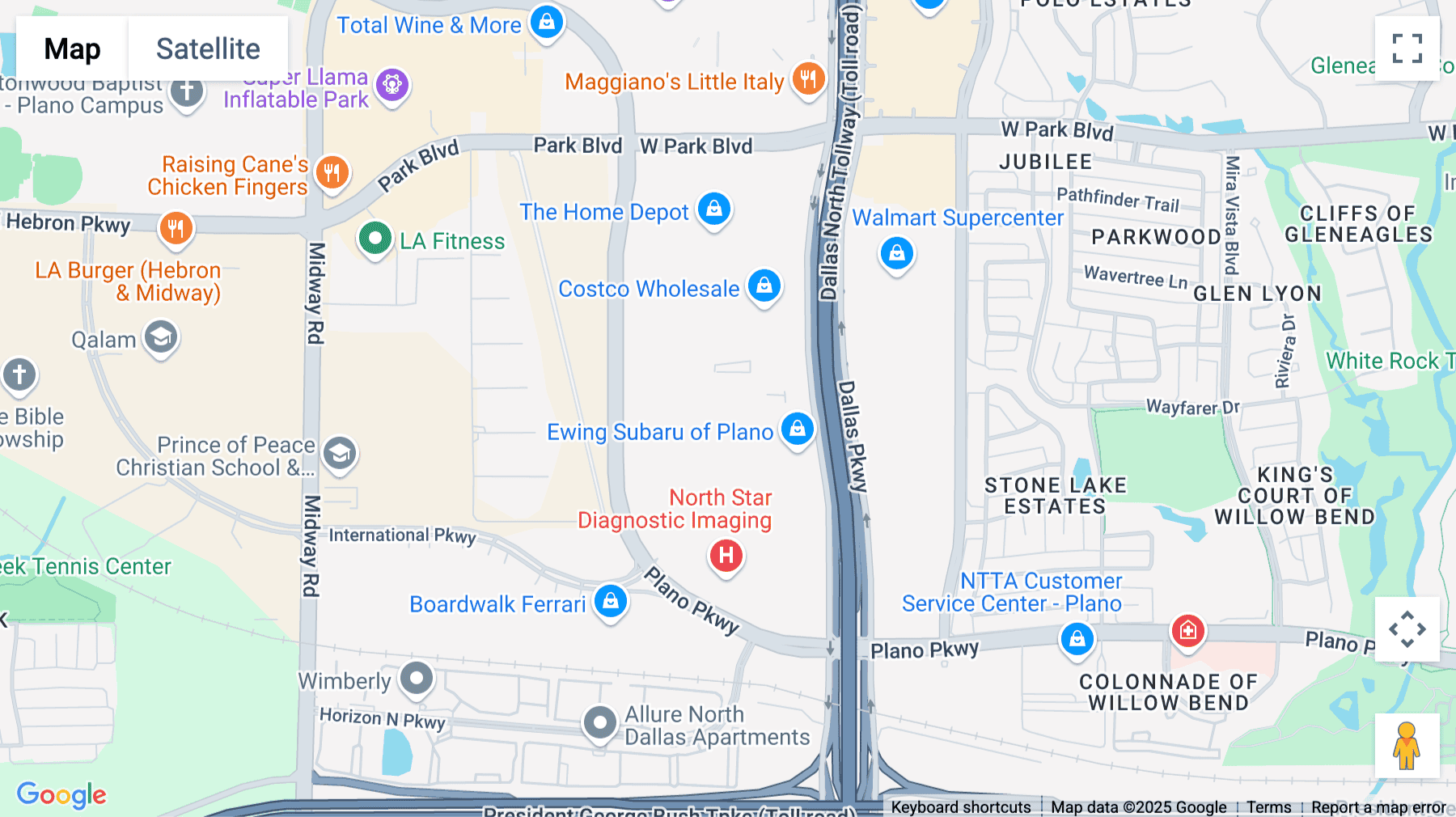 Click for interative map of 6275 West Plano Parkway, Suite 500, Plano