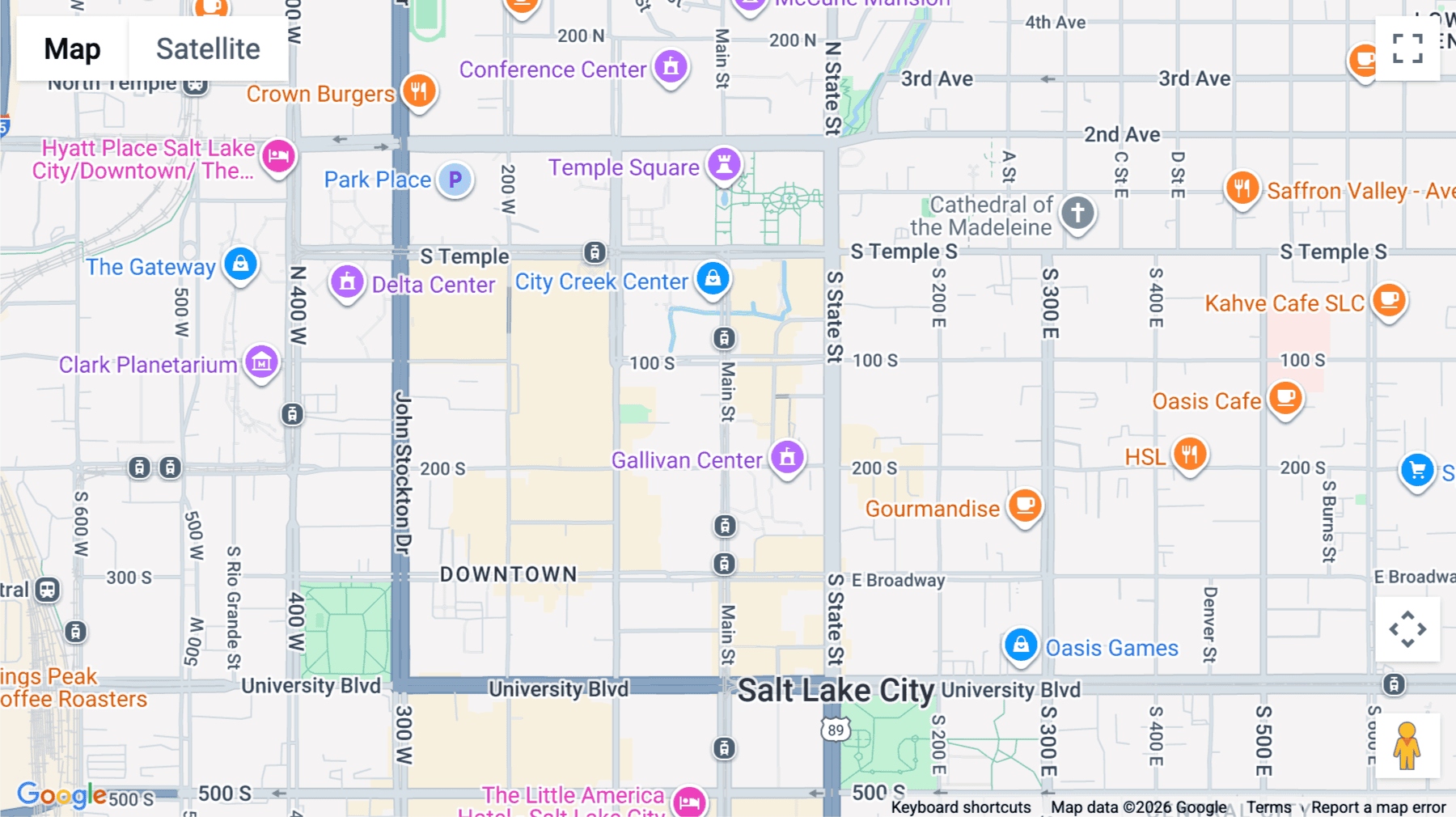 Click for interative map of 136 S Main Street, Suite 850, Salt Lake City