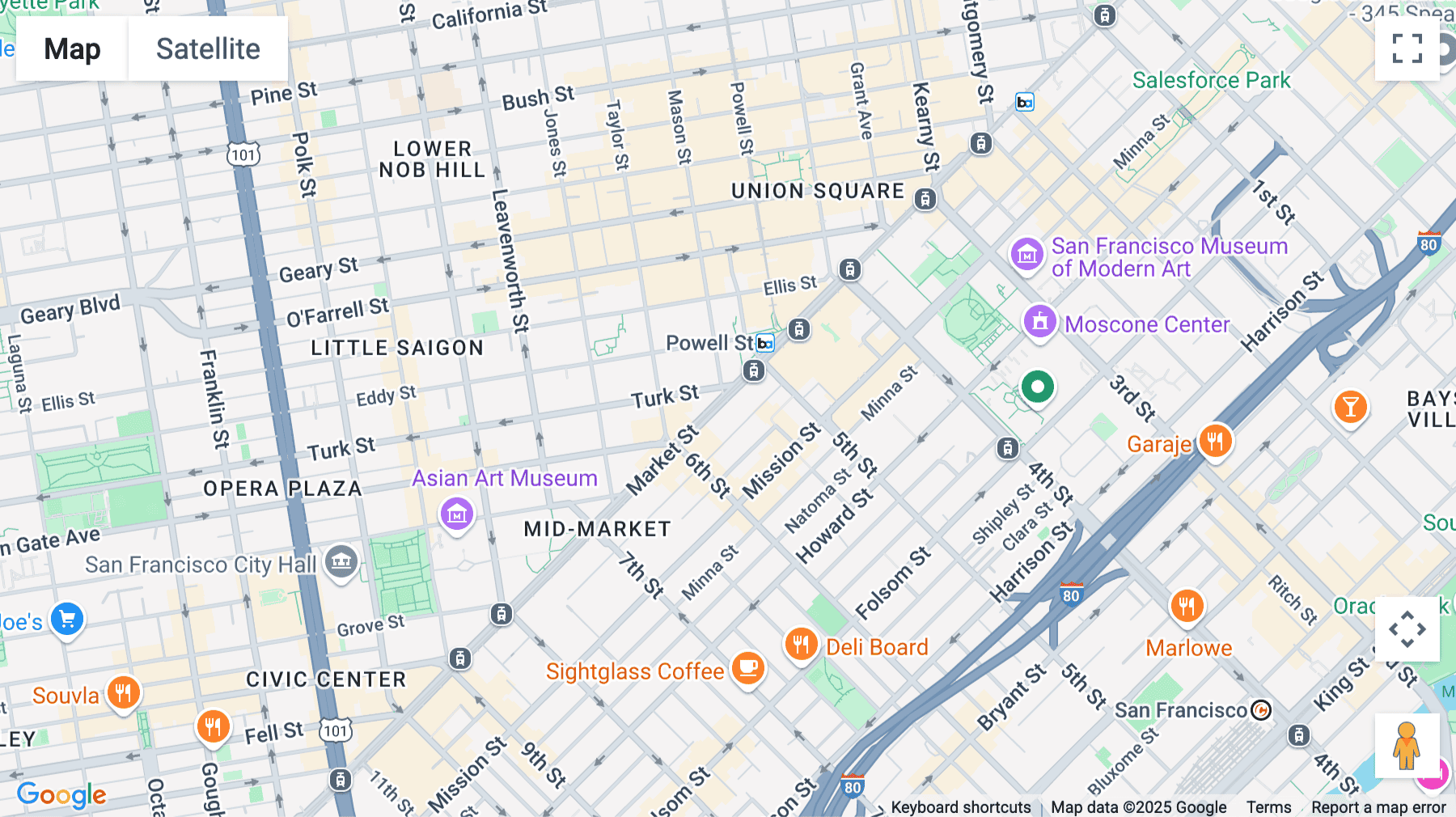 Click for interative map of 945 Market Street, San Francisco