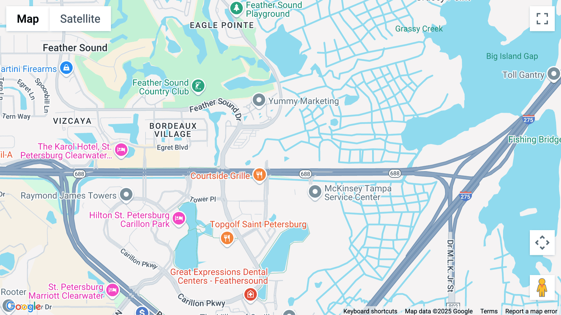 Click for interative map of 1901 Ulmerton Rd, Suite 625, Clearwater