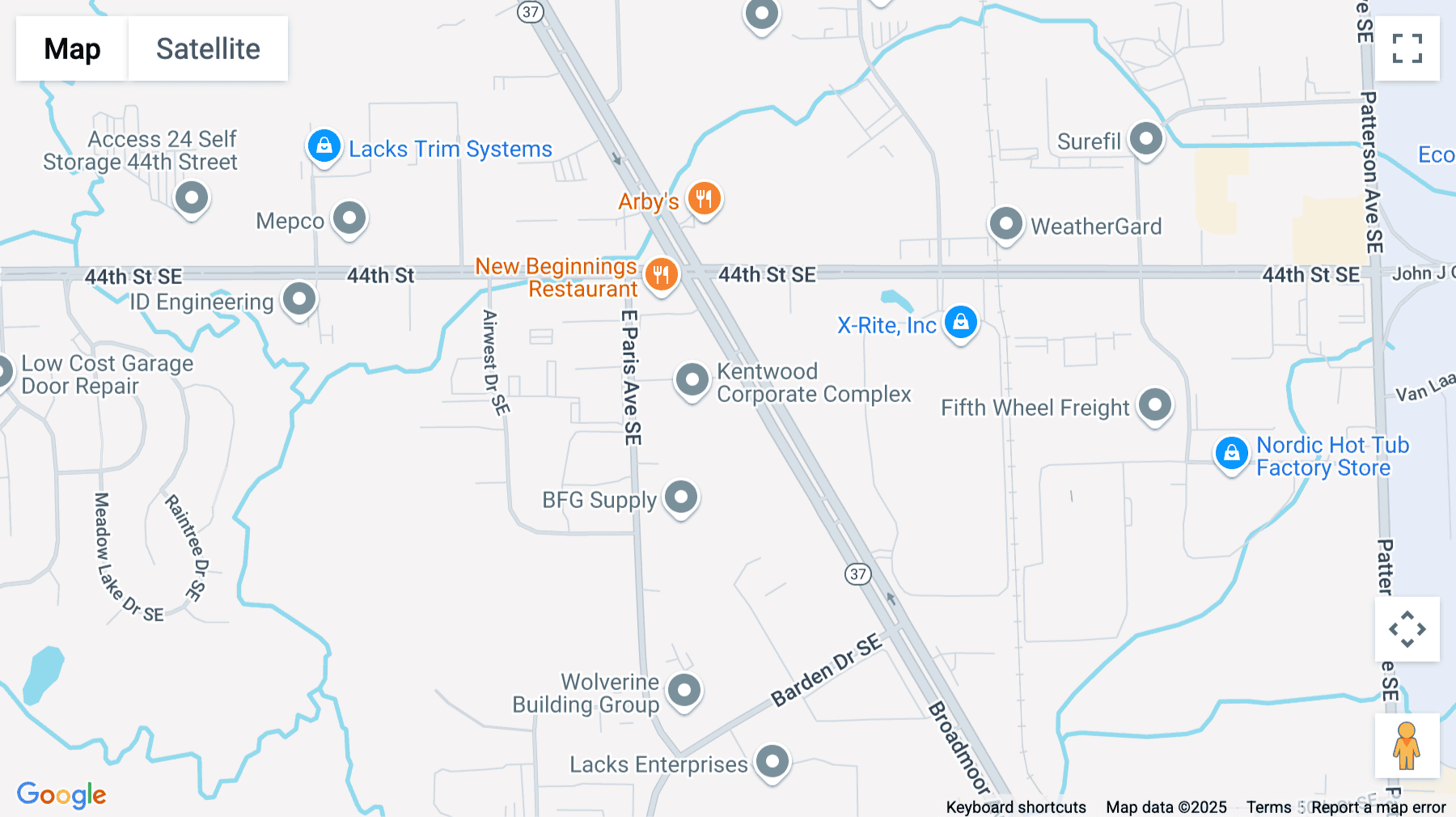 Click for interative map of 4595 Broadmoor Avenue, 1st Floor, Grand Rapids