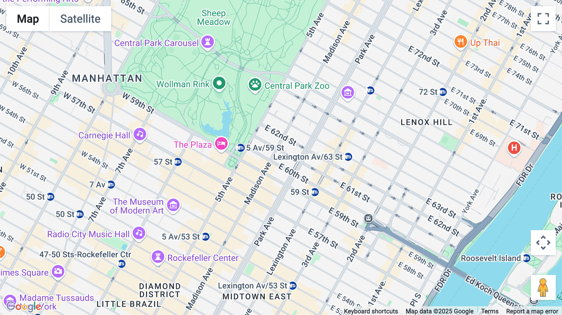 Click for interative map of 667 Madison Avenue, 4th & 5th Floor, New York City