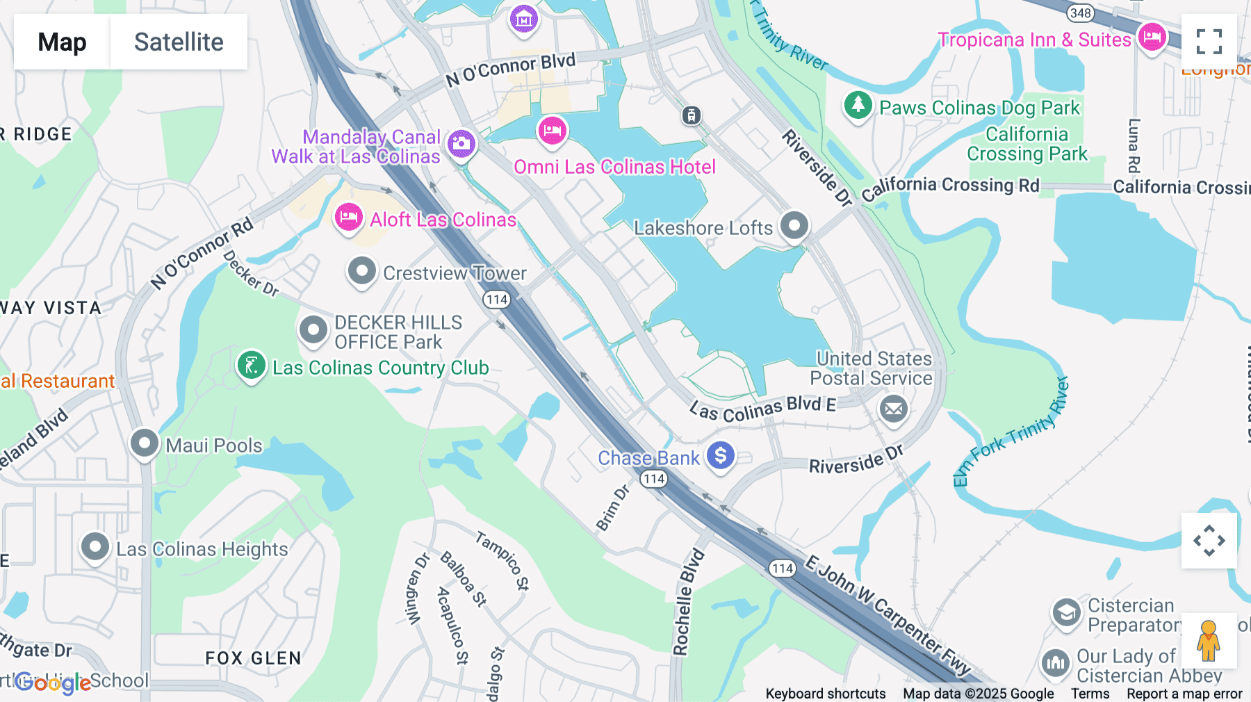Click for interative map of East Las Colinas Blvd, Suite 300, Irving