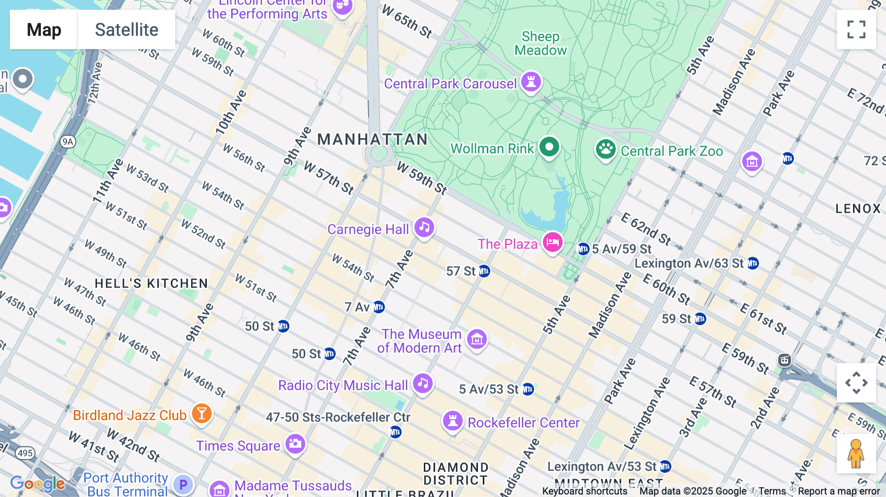 Click for interative map of 142 W 57th Street, New York City