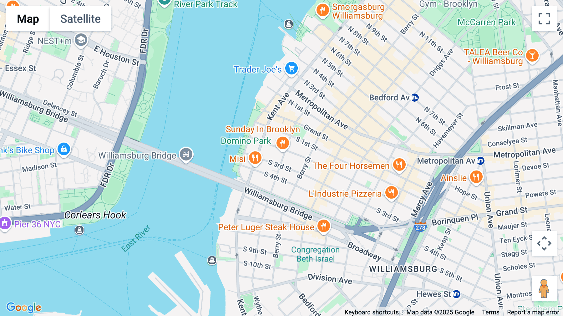 Click for interative map of 356 Wythe Avenue, New York City