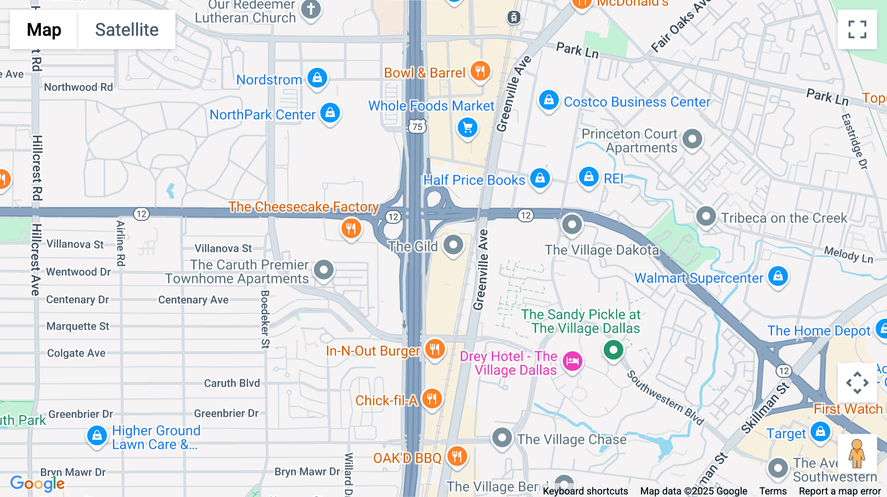 Click for interative map of 8350 N Central Expy, Suite 1900, Dallas