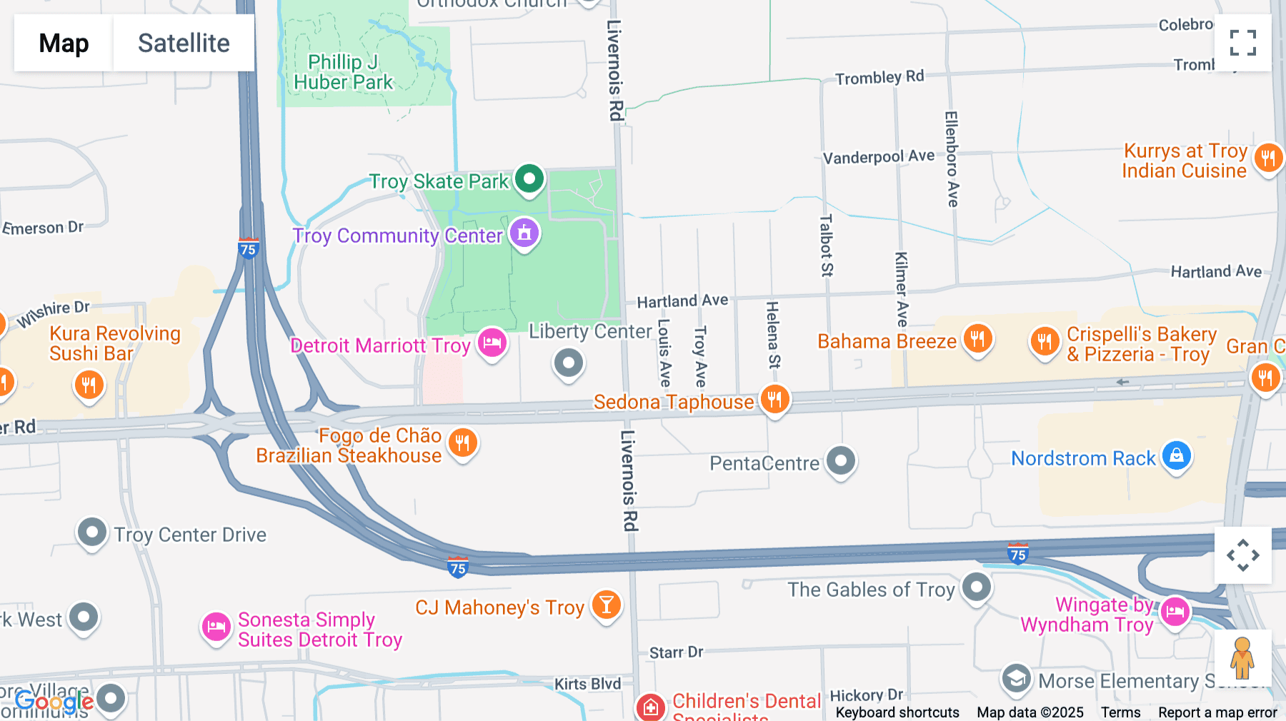 Click for interative map of 3150 Livernois Rd, 3rd Floor, Troy