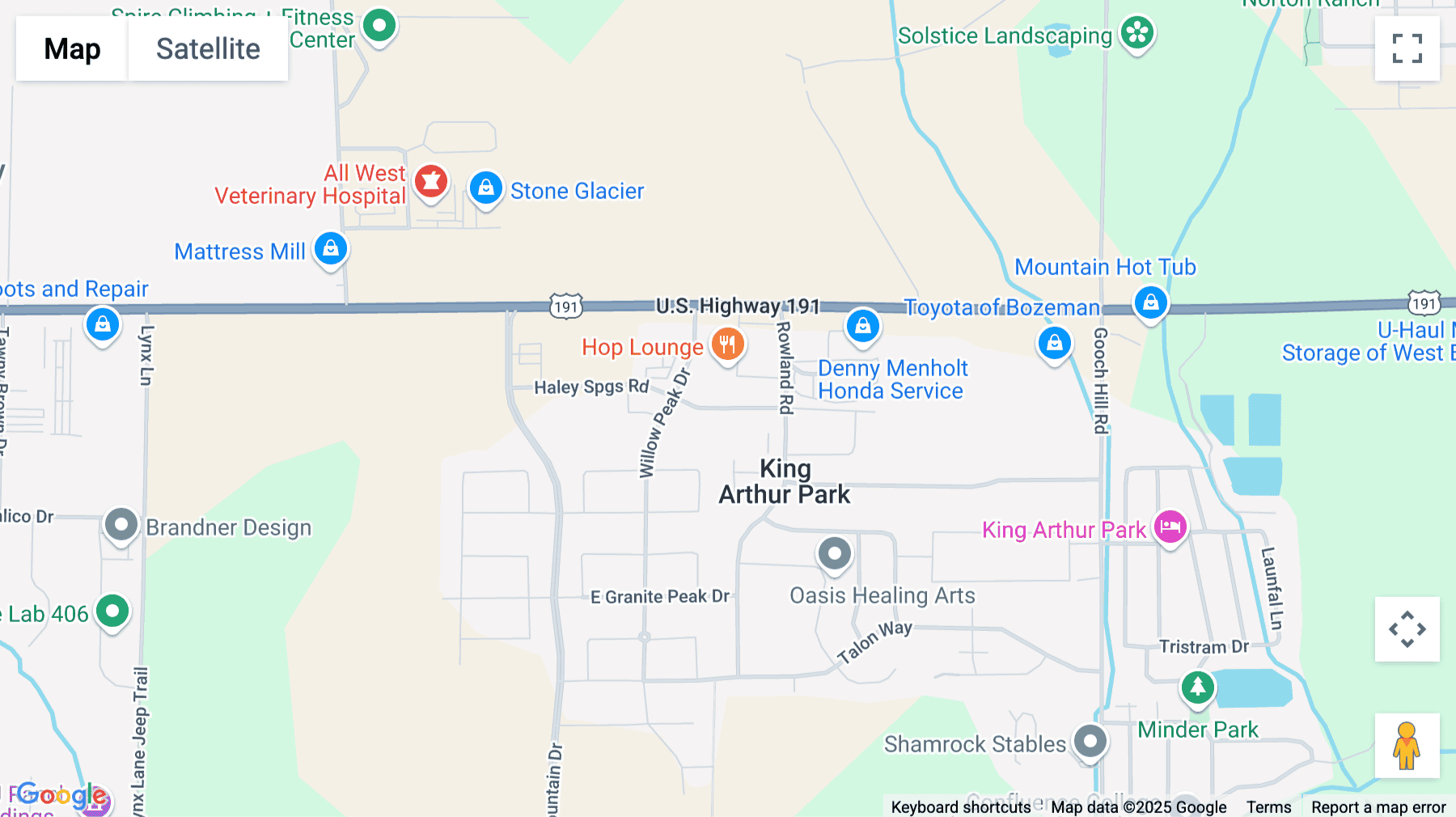 Click for interative map of 161 W Haley Springs Road, Bozeman