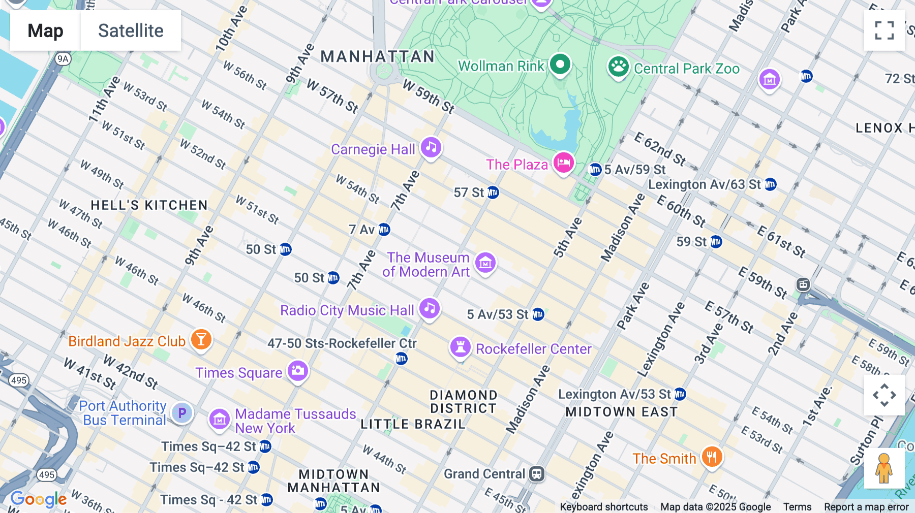 Click for interative map of 1330 Avenue of the Americas, 23rd Floor, New York City