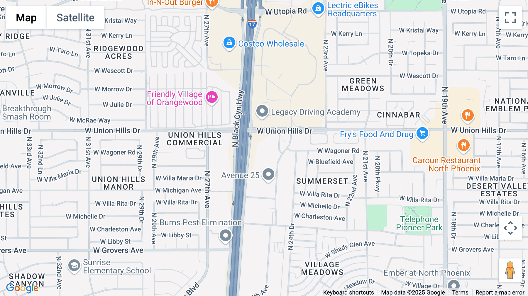 Click for interative map of 18444 North 25th Avenue, Suite 420, Phoenix